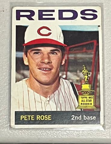 1964 Topps #125 Pete Rose Baseball Card CENTER