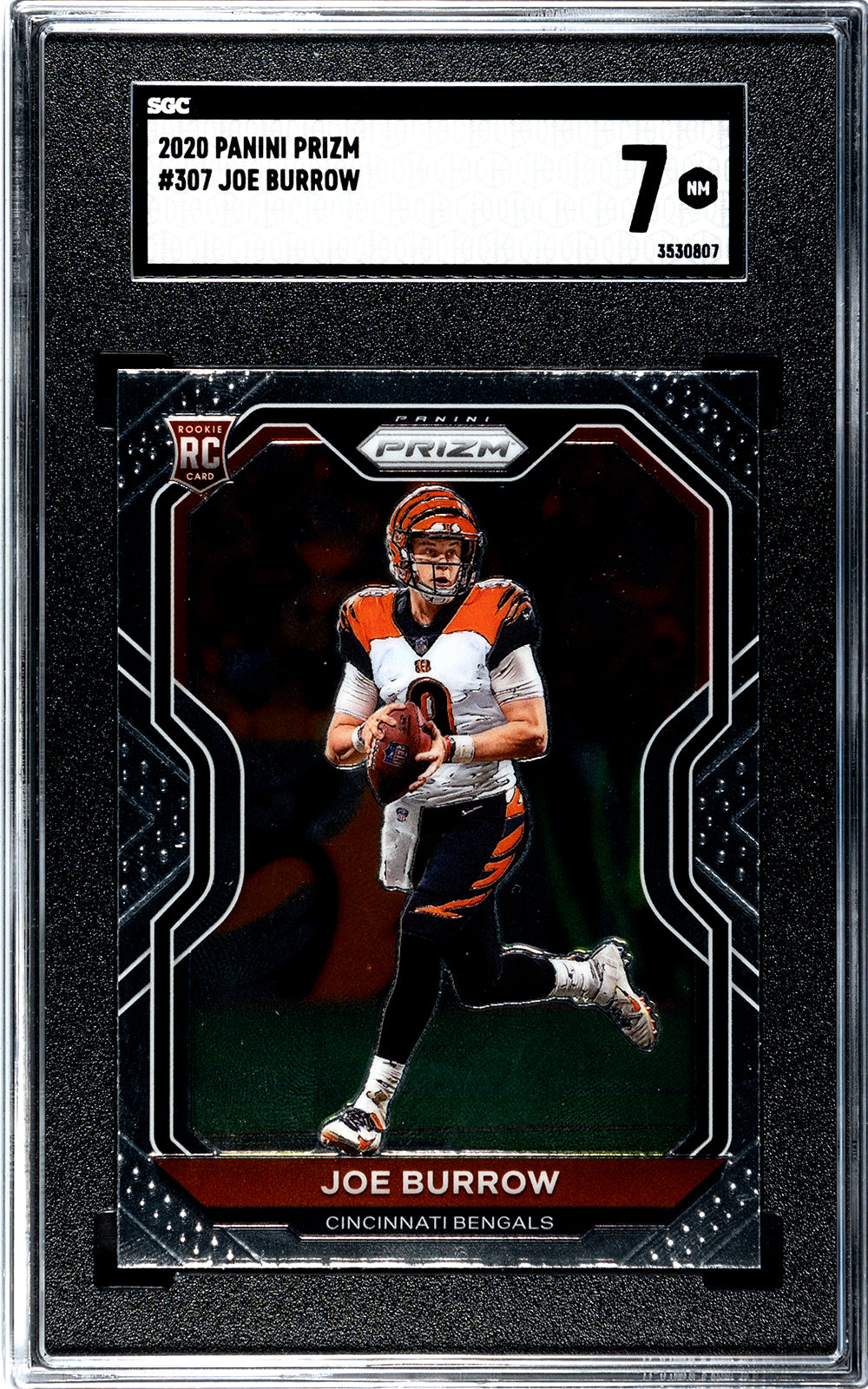 Joe Burrow 2020 Panini Prizm Rookie Card #307 – All In Autographs