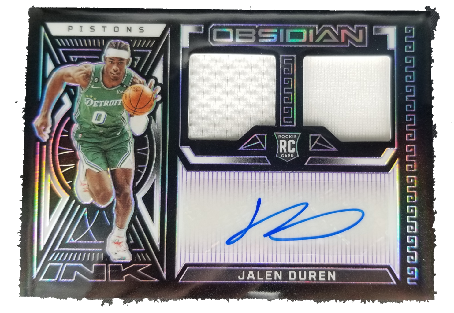 2022-23 Obsidian Jalen Duren RPA Card #RJI-DJD /75 – All In Autographs