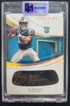 DJ MOORE 2018 IMMACULATE EYE BLACK ROOKIE PATCH AUTO /7