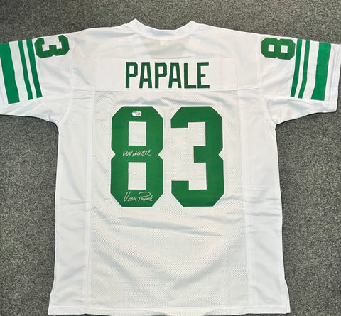 Vince Papale Signed Jersey Inscribed Invincible