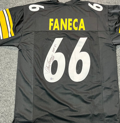 Alan Faneca Autographed Jersey Inscribed "HOF21"