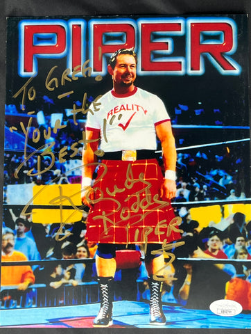 Rowdy Roddy Piper Autographed 8x10 Photo