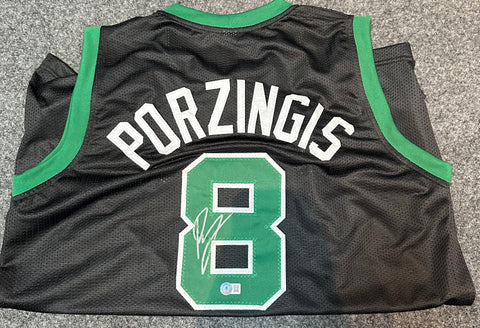 Kristaps Porzingis Signed Basketball Jersey