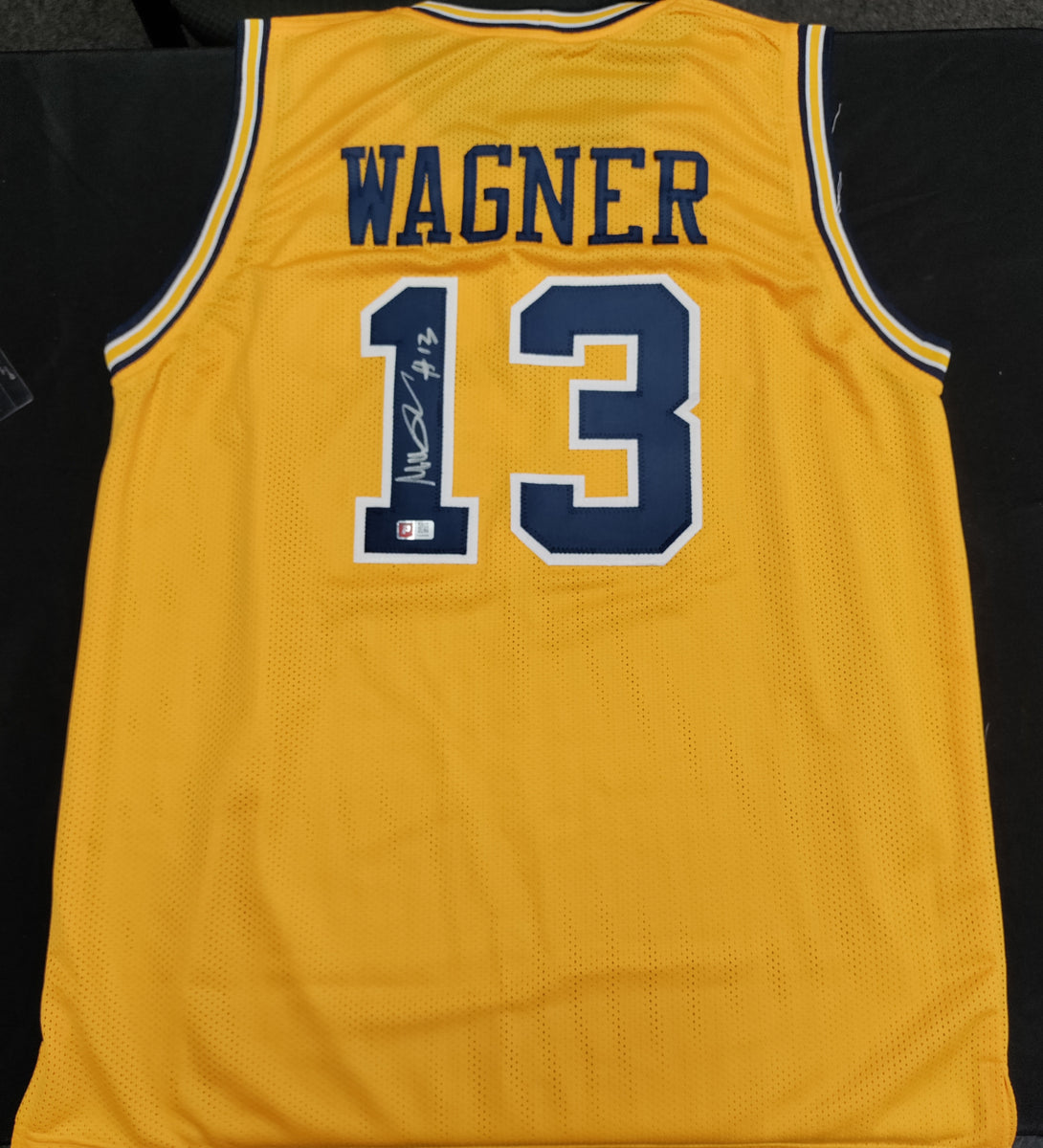 Moe Wagner Signed Michigan Jersey (Gold) Pristine Authenticated – All In  Autographs
