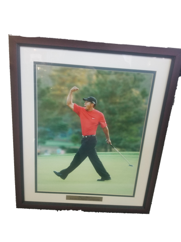 Tiger Woods Masters Championship Framed Photo