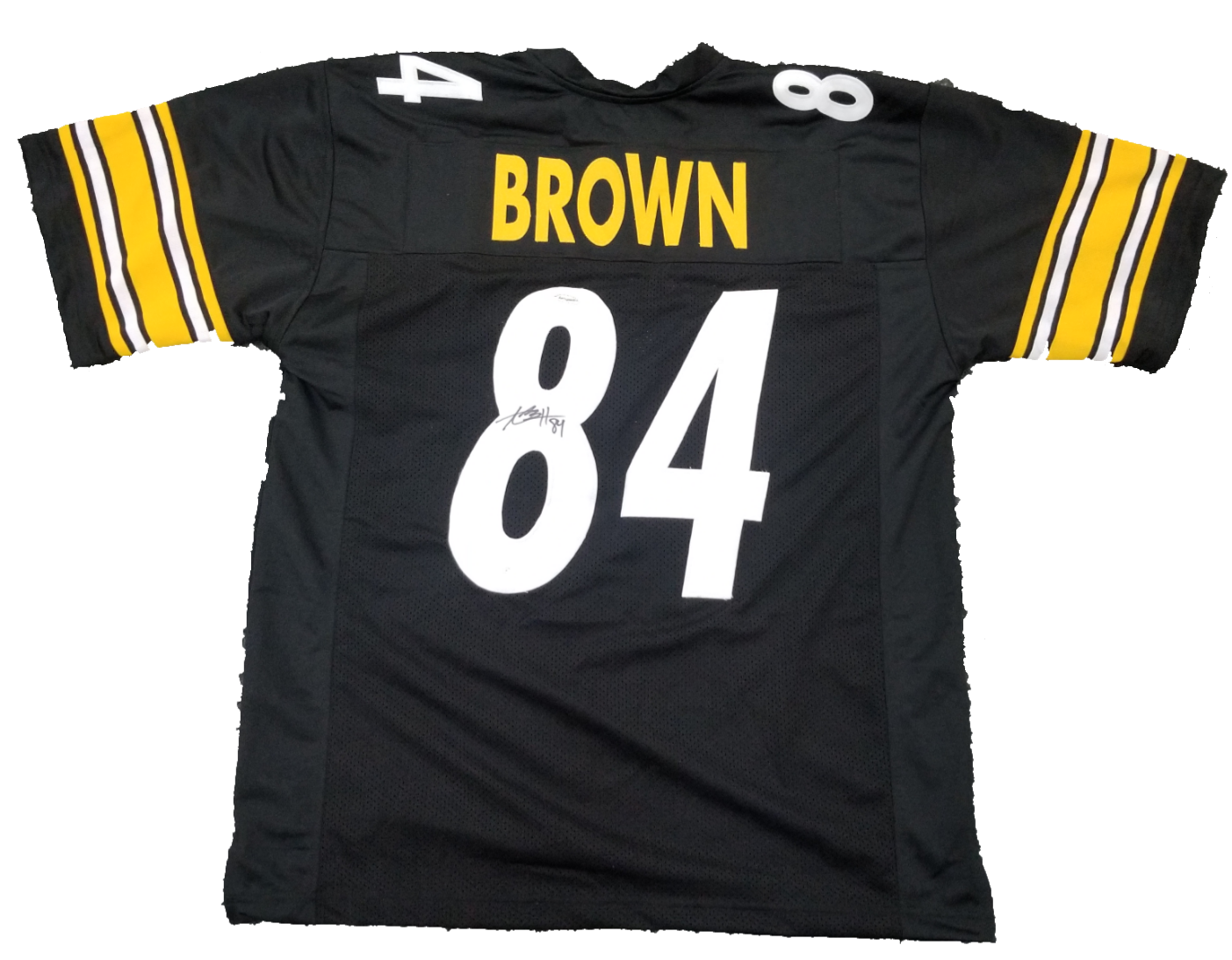 ANTONIO BROWN PITTSBURG STEELERS AUTOGRAPHED FRAMED JERSEY. BECKETT COA