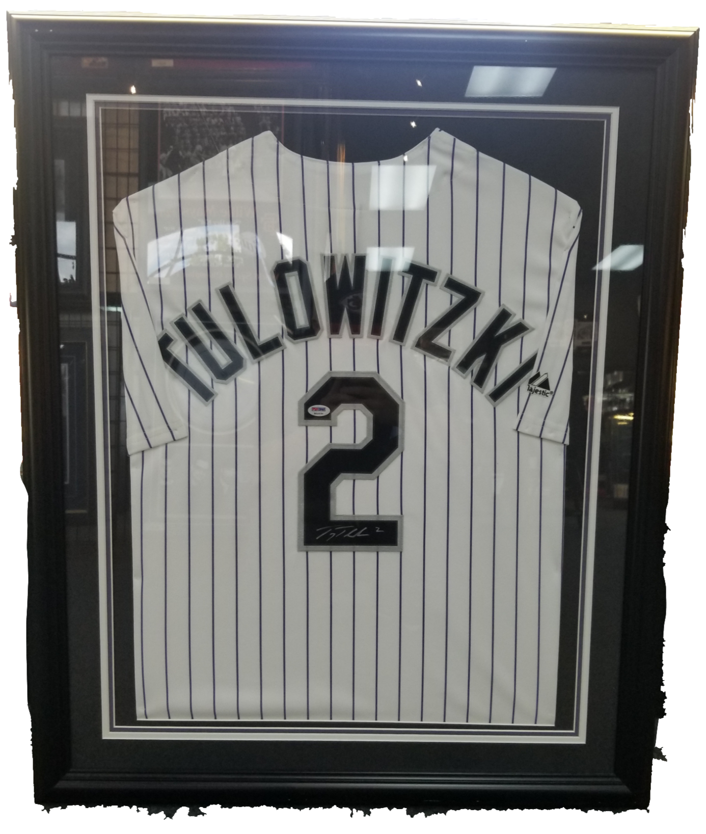 Troy Tulowitzki Signed Jersey PSA COA – All In Autographs