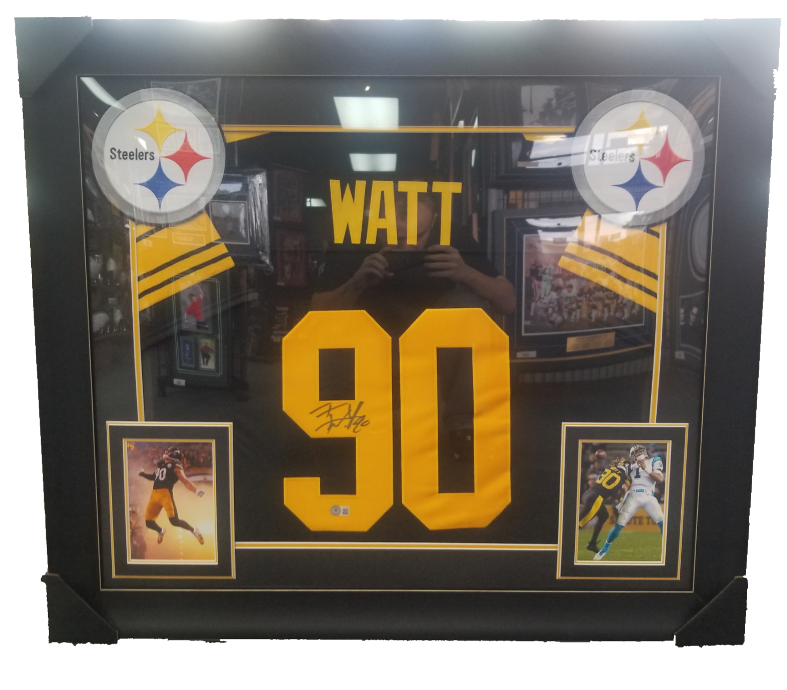 T. J. Watt Signed Pittsburgh Steelers Jersey (Beckett COA) 4xPro Bowl –