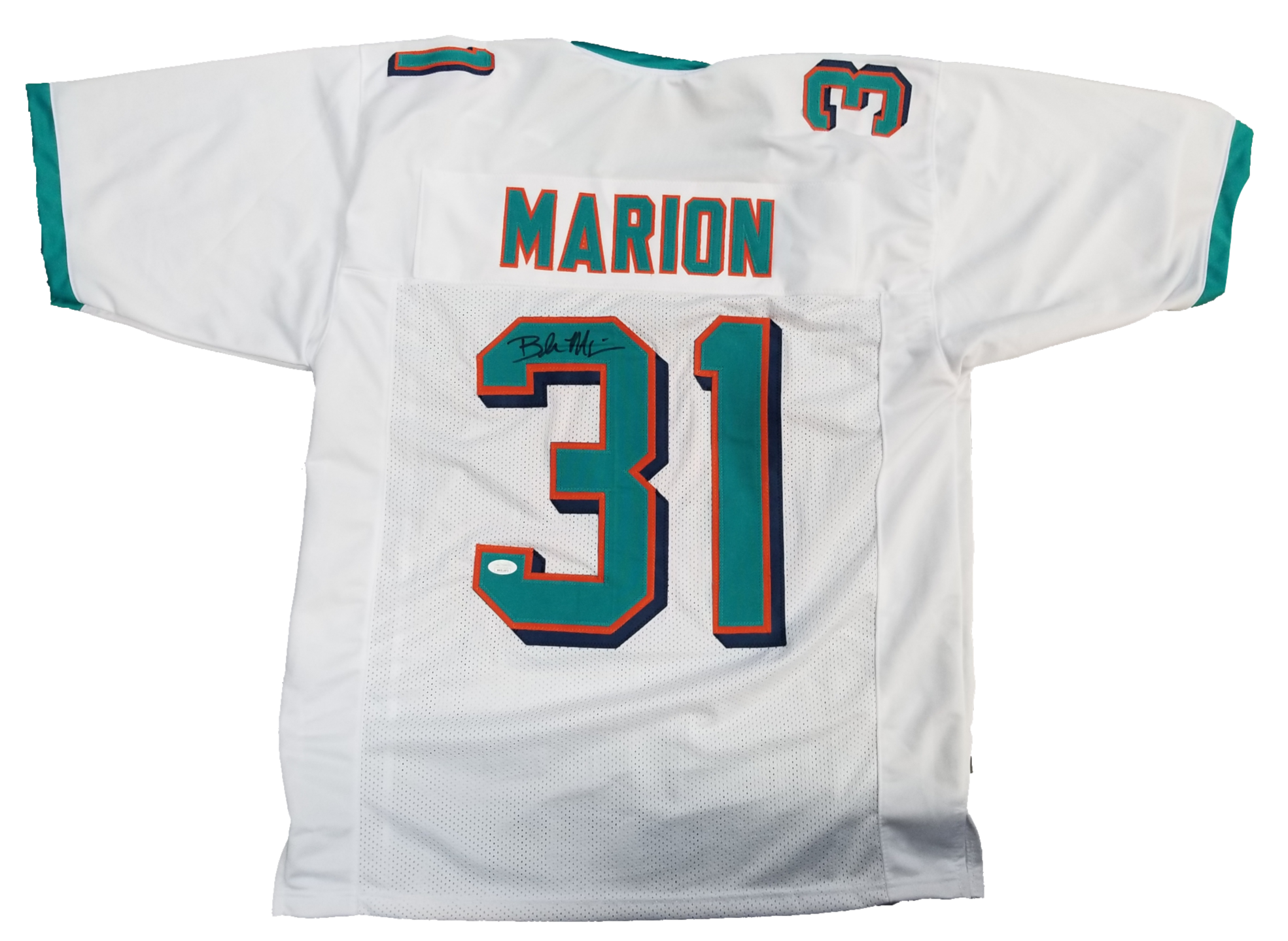 Miami Dolphins Brock Marion Autographed Signed Jersey Jsa Coa – MVP  Authentics