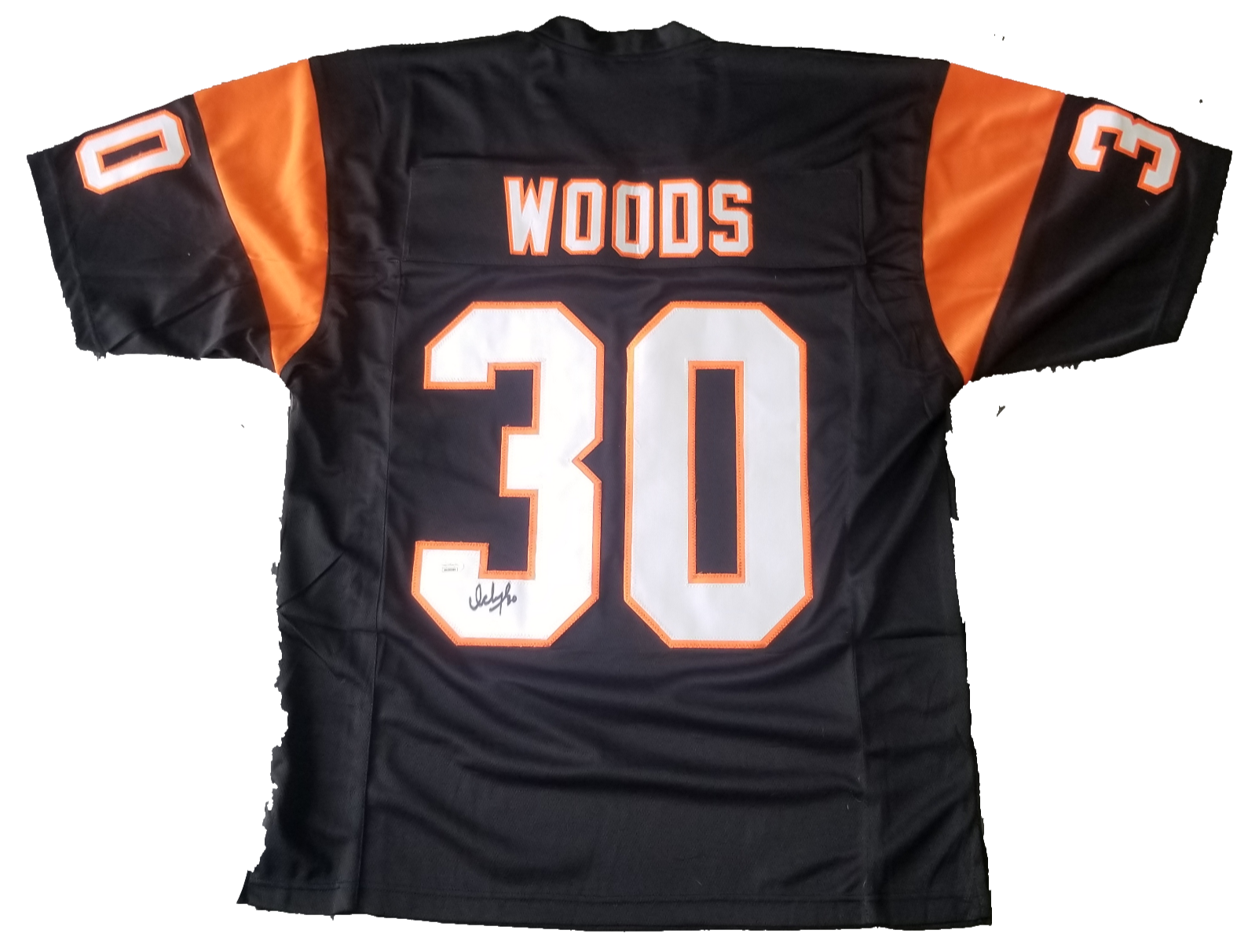 Ickey Woods Autographed Signed Cincinnati Bengals Jersey (Beckett