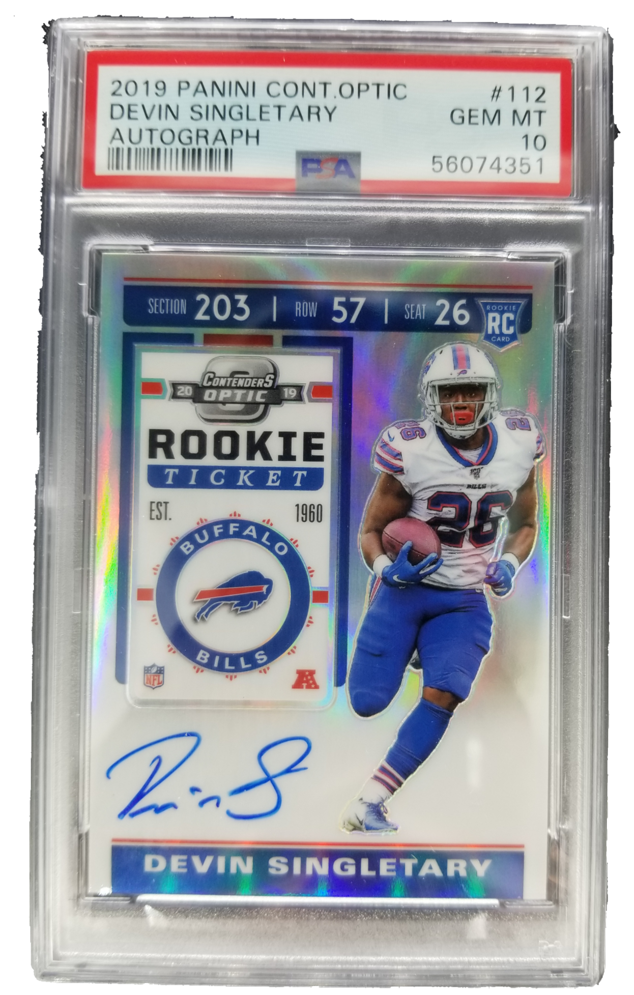 Devin Singletary 2019 Donruss Rookie Card