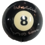 Willie Mosconi Signed #8 Billiards Ball JSA COA