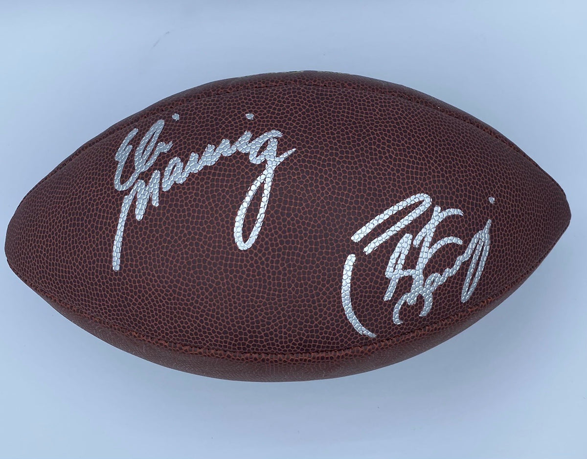 Eli Manning  Autographed Football Memorabilia & NFL Merchandise