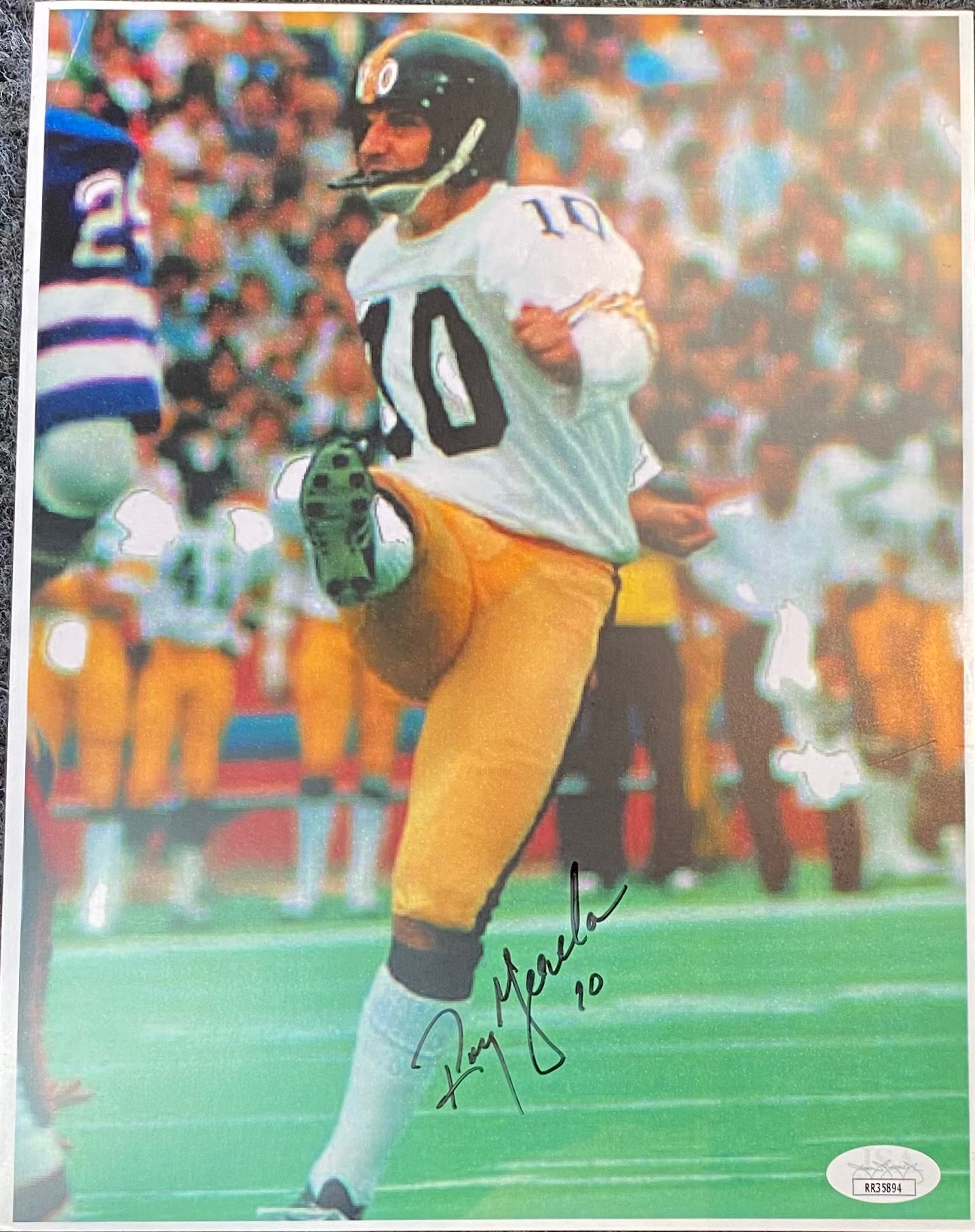 Andy Russell signed Pittsburgh Steelers 8x10 photo autographed JSA