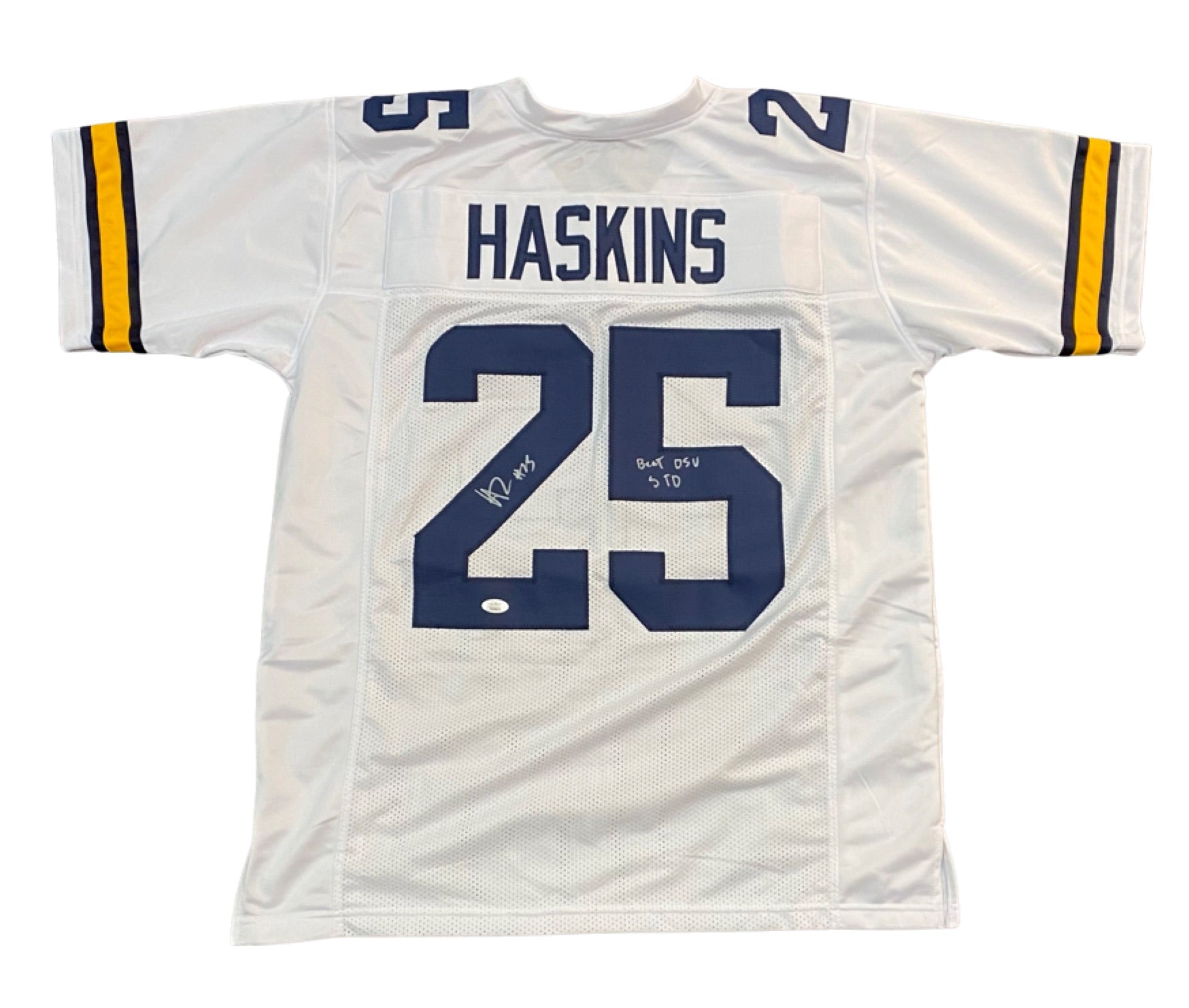 Hassan Haskins Michigan Jersey blue