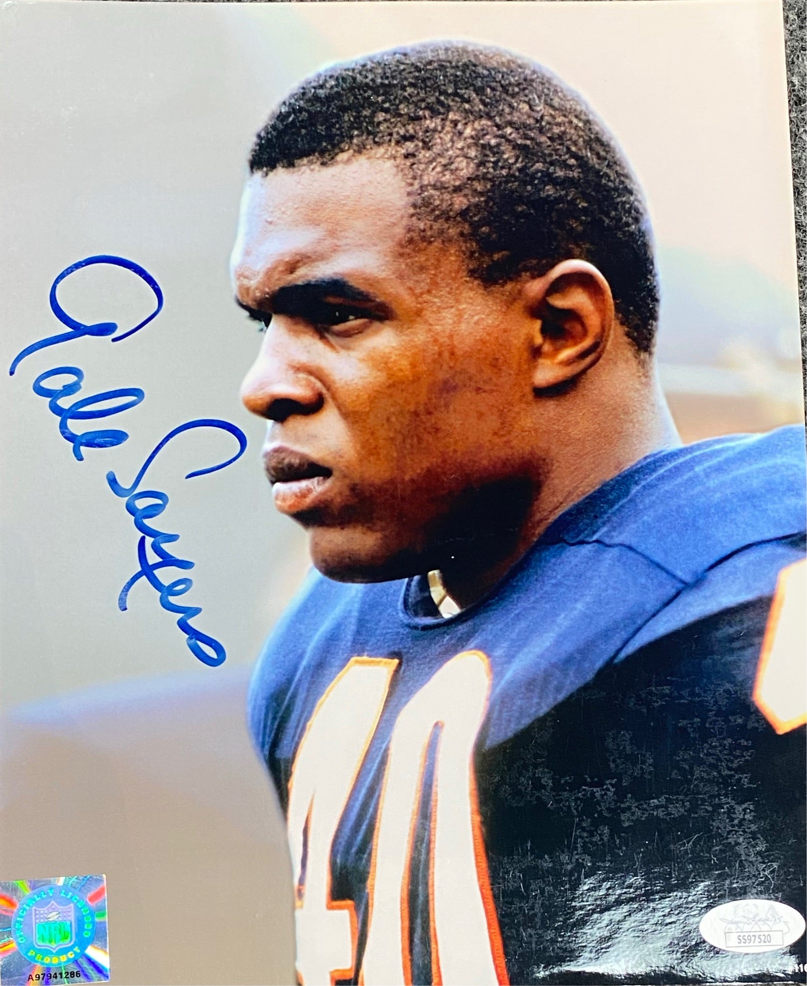 Gale Sayers Signed Bears 8x10 Photo (JSA)