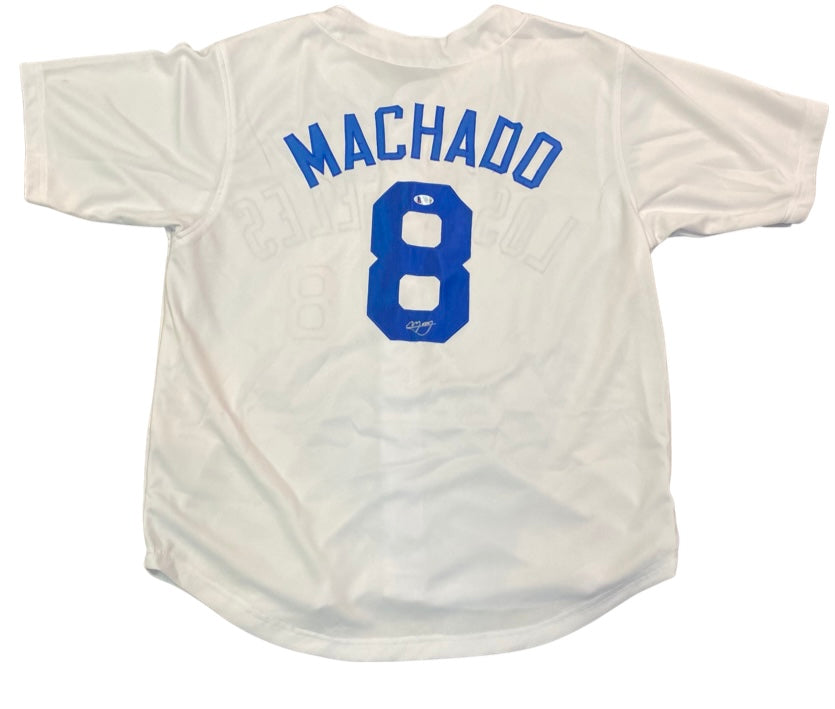 Manny Machado Los Angeles Dodgers Autographed Jersey - White – All