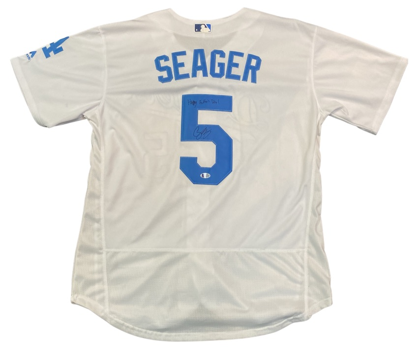 Corey Seager Los Angeles Dodgers Autographed Jersey - White