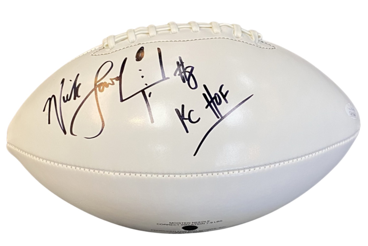 Logo Kansas City Chiefs Full Size Autograph Football