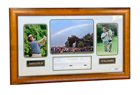Davis Love Tournament Used Scorecard - RARE - Golf History