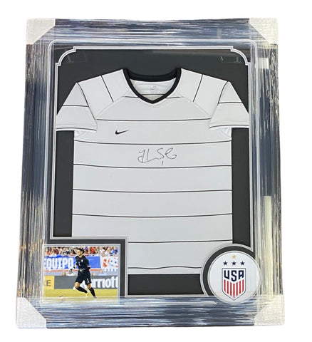 Hope Solo USA Women's Soccer Team Signed Jersey - Gray