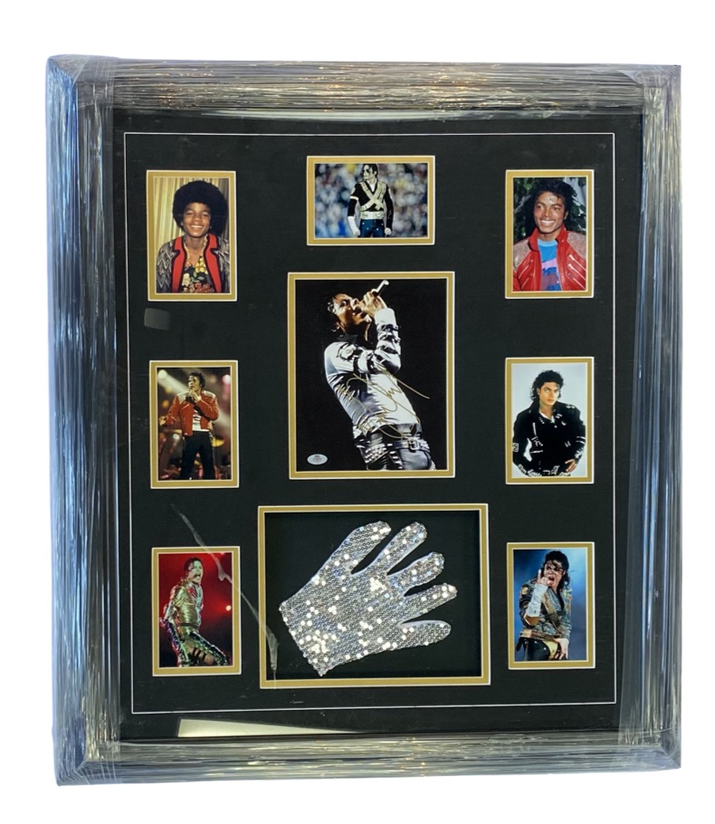 Michael Jackson Autographed Photo 8x10 Collage w/ Glove – All In Autographs