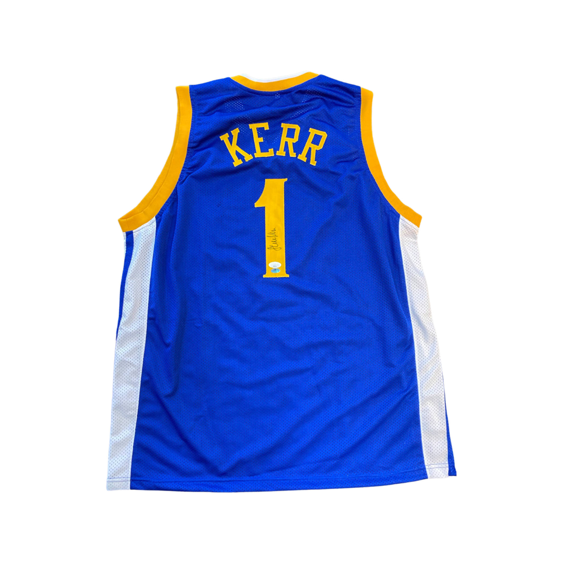 Steve Kerr Golden State Warriors Jersey - Blue - JSA and Schwartz