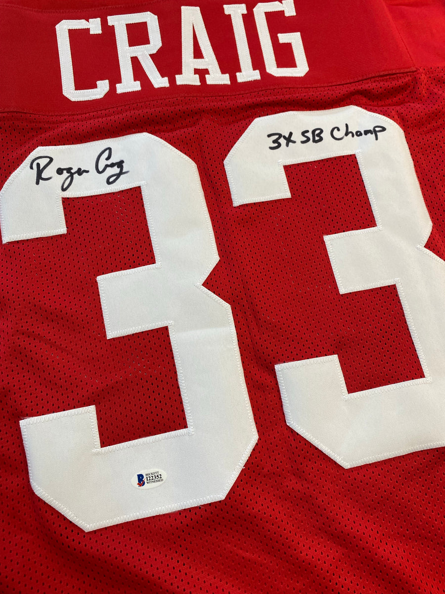 San Francisco 49Ers Roger Craig Autographed Signed Jersey Psa Coa