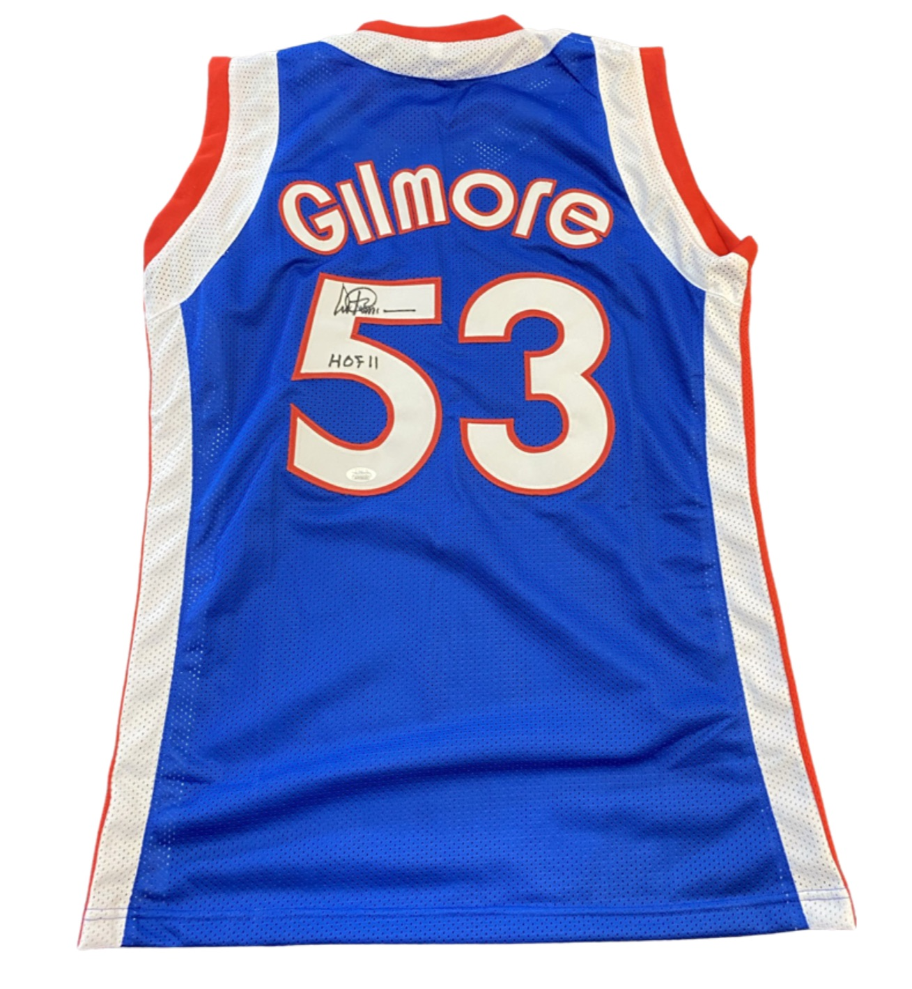 Artis Gilmore Kentucky Colonels Autographed Jersey Blue JSA COA All In Autographs