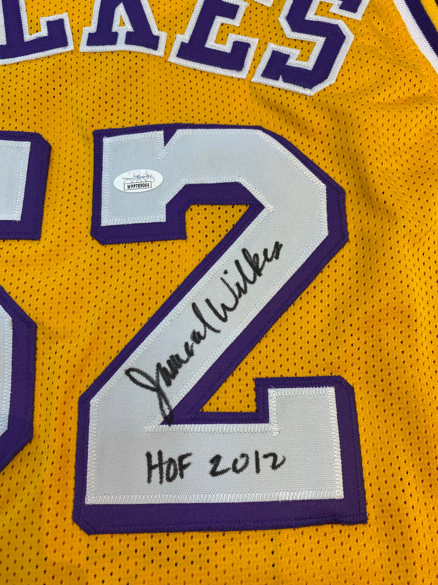 Jamaal Wilkes Los Angeles Lakers Signed Home Jersey - Yellow – All In  Autographs