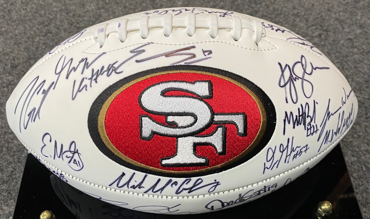 Lot Detail - 1975 San Francisco 49ers Team Signed Football w/ 37+