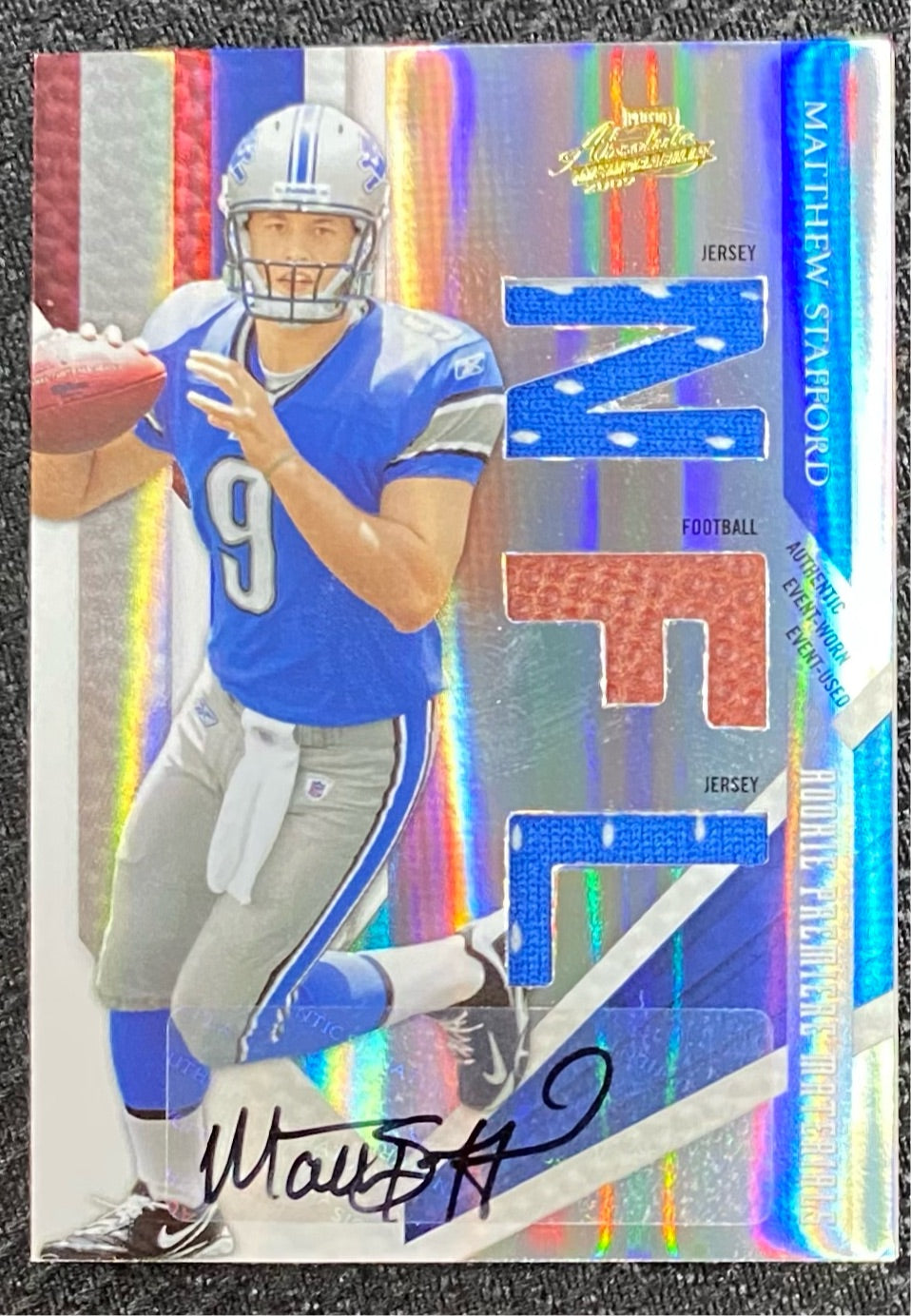 Matthew Stafford 2009 Absolute Memorabilia Signed Rookie Premier