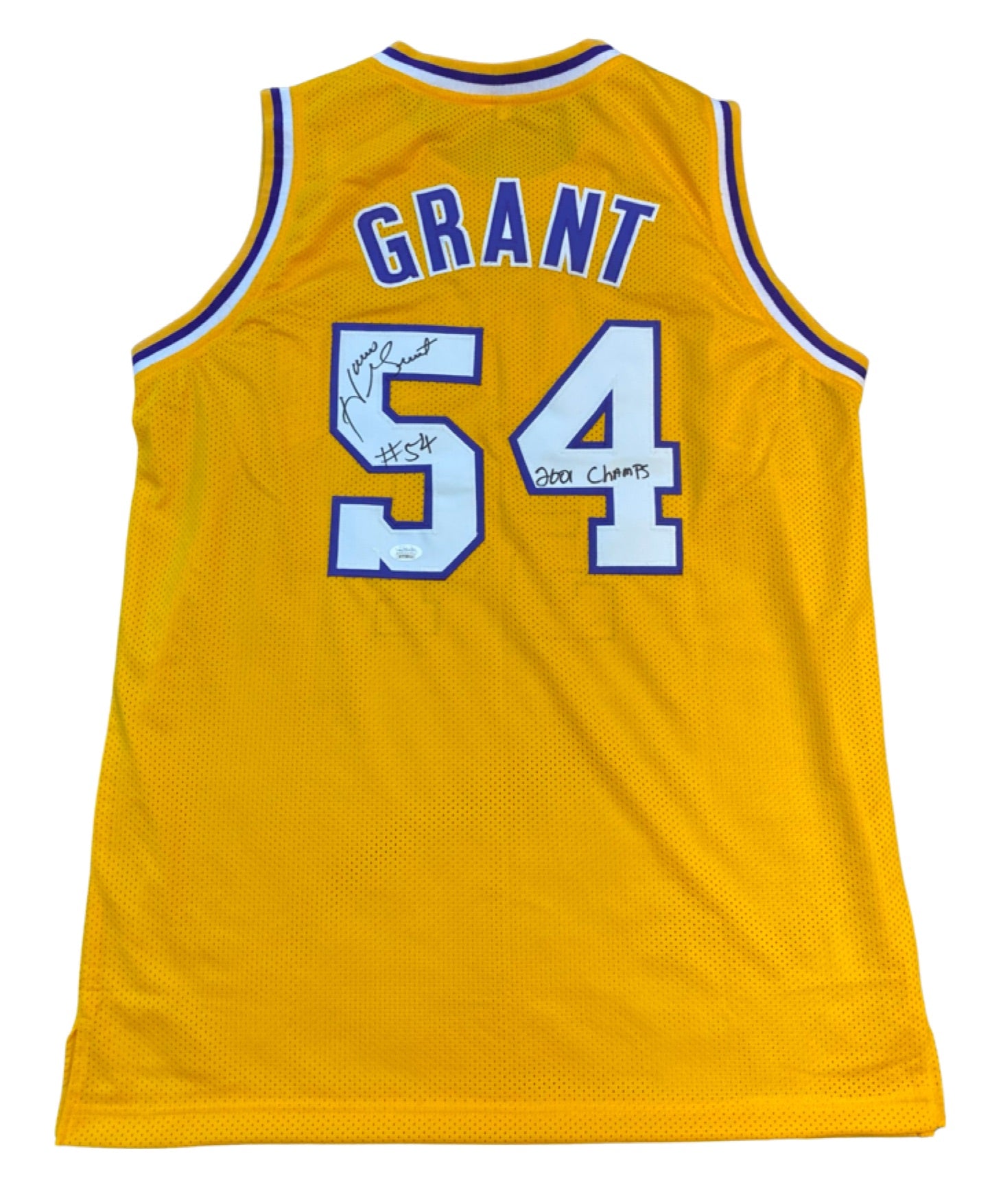 Lot Detail - 2000-2001 Horace Grant LA Lakers Game-Used & Autographed Home  Jersey (Championship Season) (JSA)