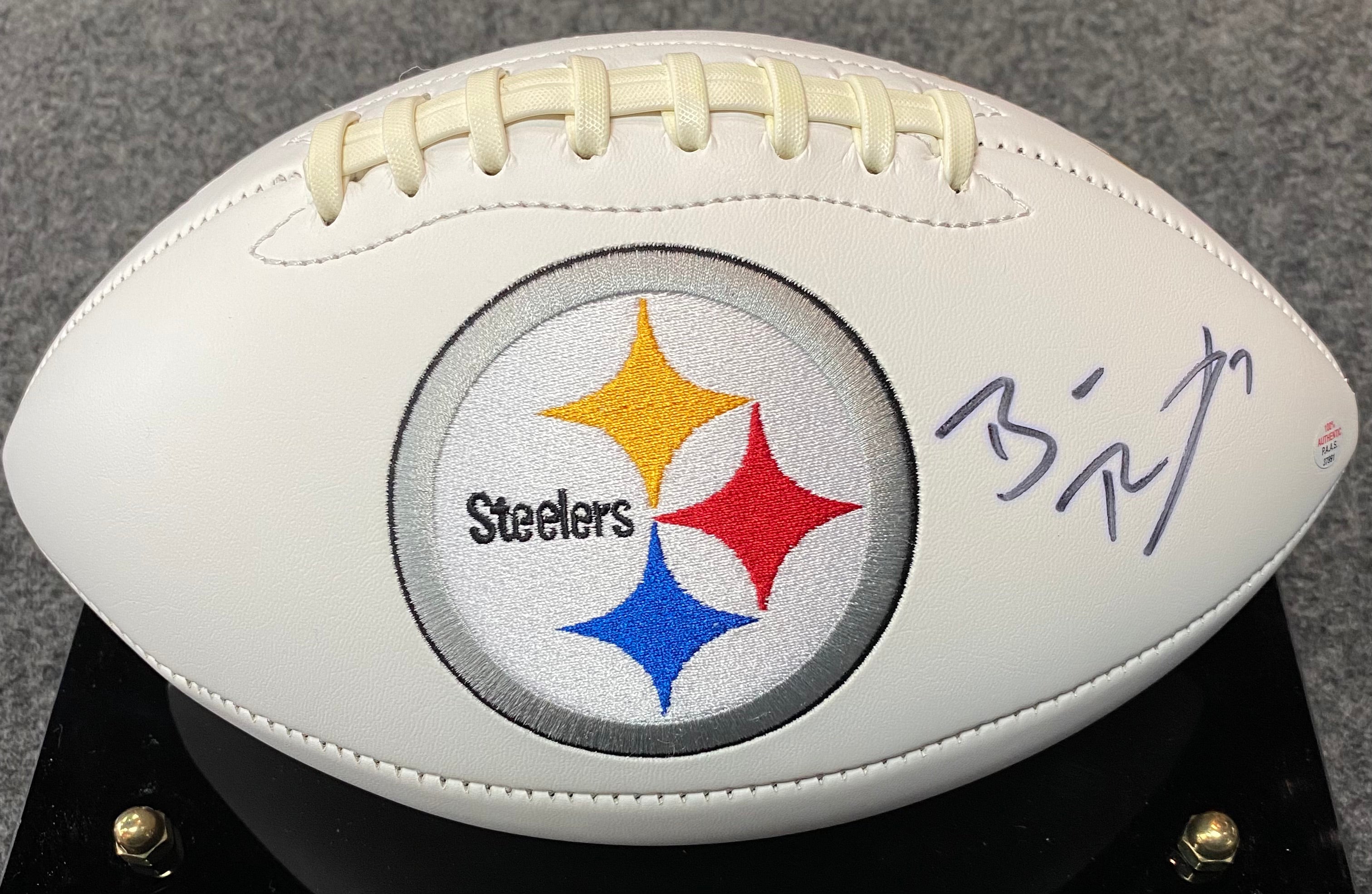 Ben Roethlisberger Pittsburgh Steelers Signed Football – All In Autographs