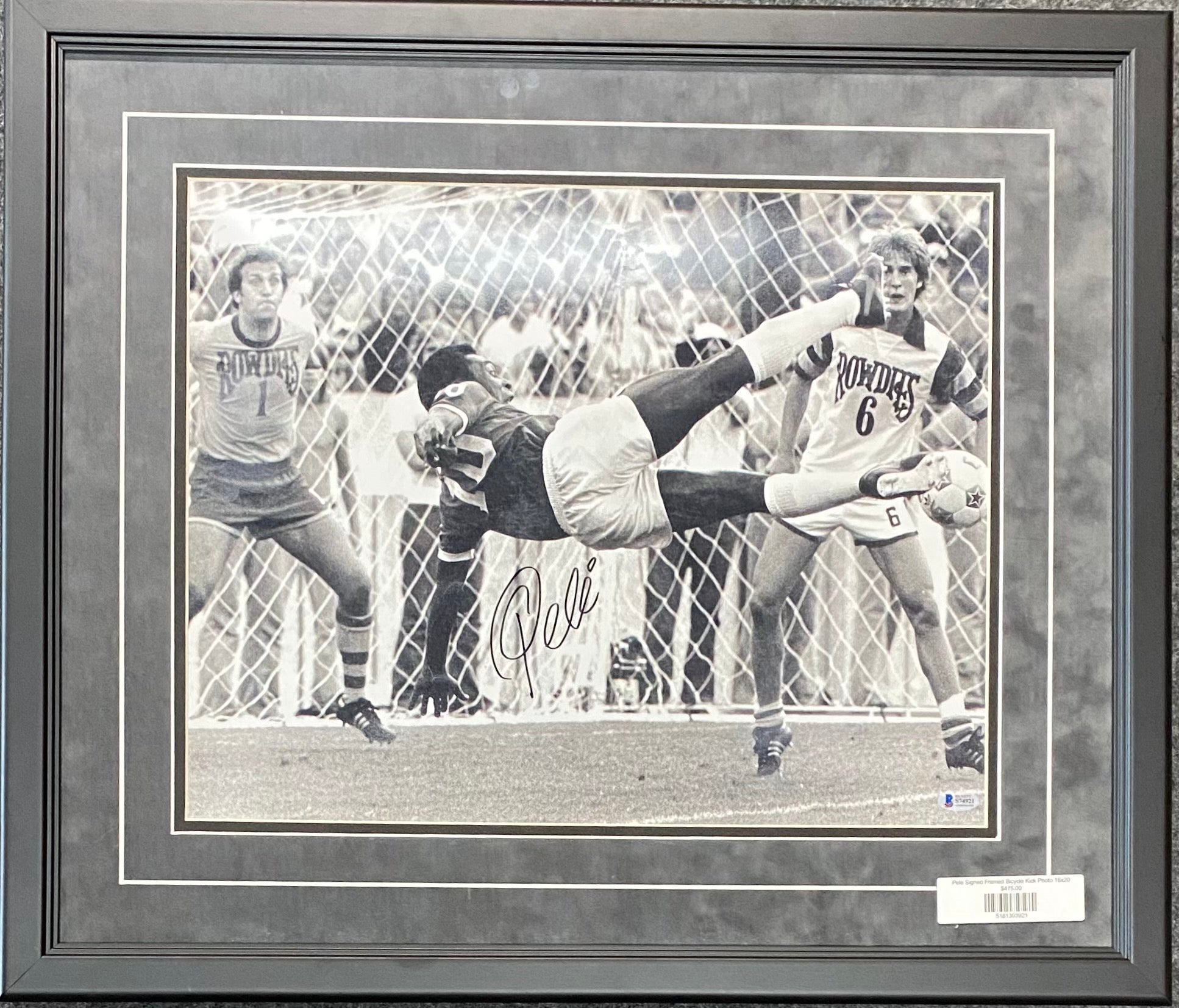 Pele Autographed Bicycle Kick Photo – All In Autographs