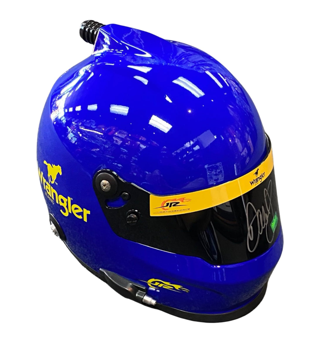 Dale Earnhardt JR signed replica racing helmet – All In Autographs