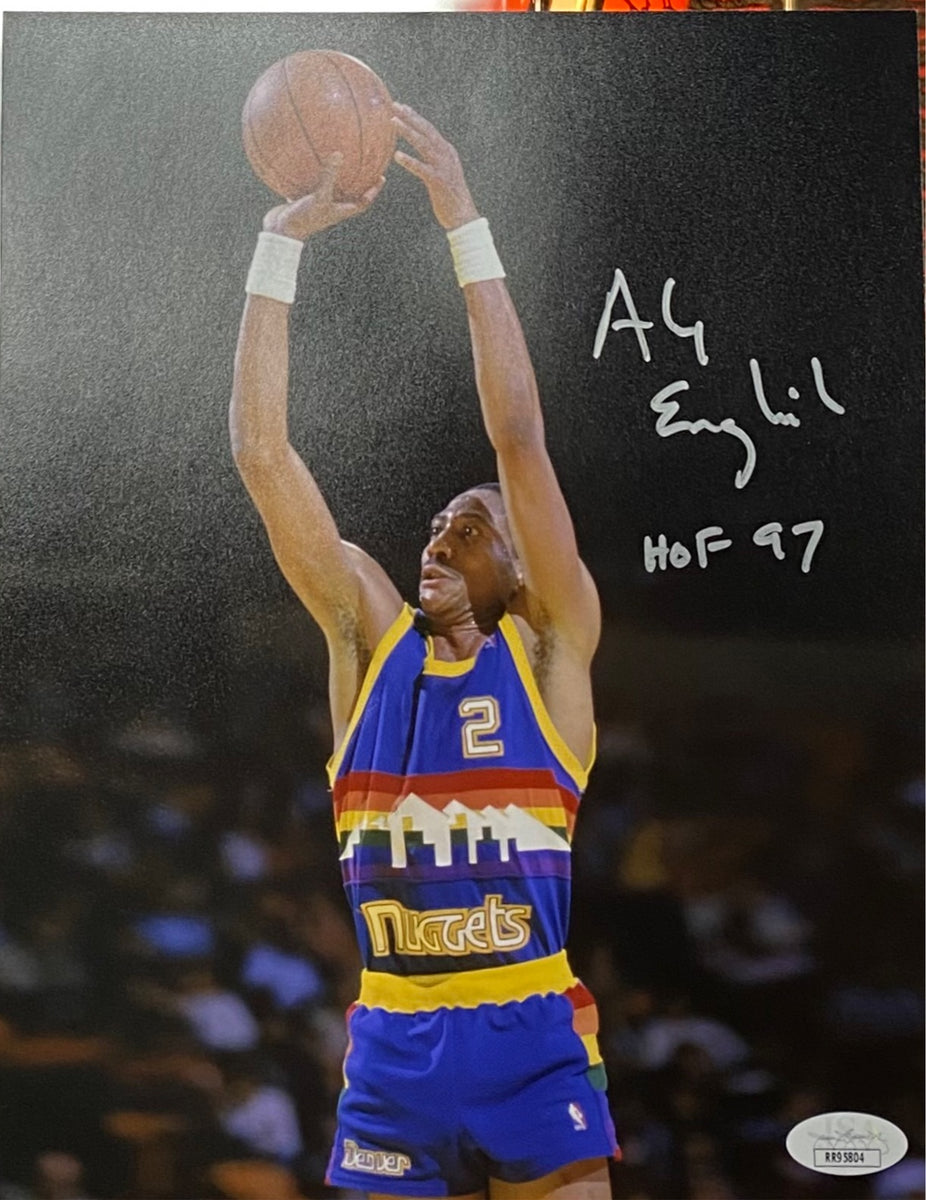 Alex English Denver Nuggets Autographed Photo All In Autographs