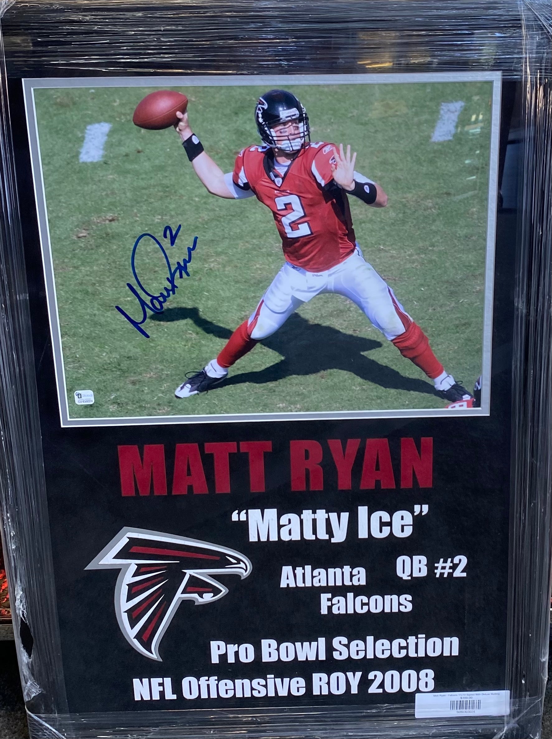 Matt Ryan Atlanta Falcons Quarterback SIGNED AUTOGRAPHED 8x10 Photo COA  Football