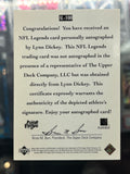 1997 Upper Deck AL-100 Lynn Dickey autographed trading card