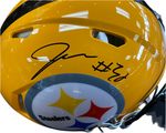 Jalen Warren Signed Full Size Authentic Yellow Helmet Beckett COA