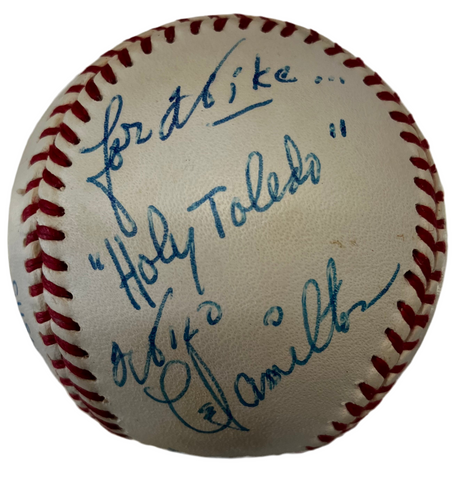 Mike Hamilton Signed Baseball Inscribed JSA COA