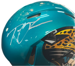 Trevor Lawrence Signed/Autographed Teal Jacksonville Jaguars Full Size Authentic Helmet With visor Fanatics COA