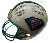 NFL 75th Anniversary All-Time Team Signed Helmet JSA COA
