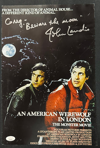 John Landis Autographed 8x10 photo An American Werewolf In London