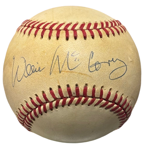 WILLIE MCCOVEY signed baseball