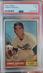 Sandy Koufax 1961 Topps #344, PSA 3