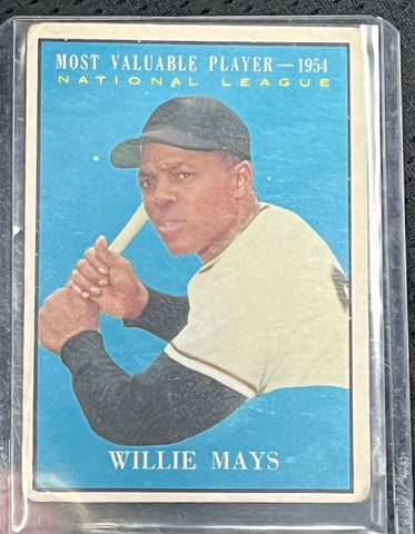 1961 Topps MVP #482 Willie Mays National League