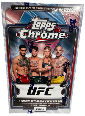2025 TOPPS Chrome UFC Hobby Box