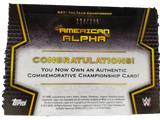 American Alpha 2017 Topps Commemorative Championship Card /299